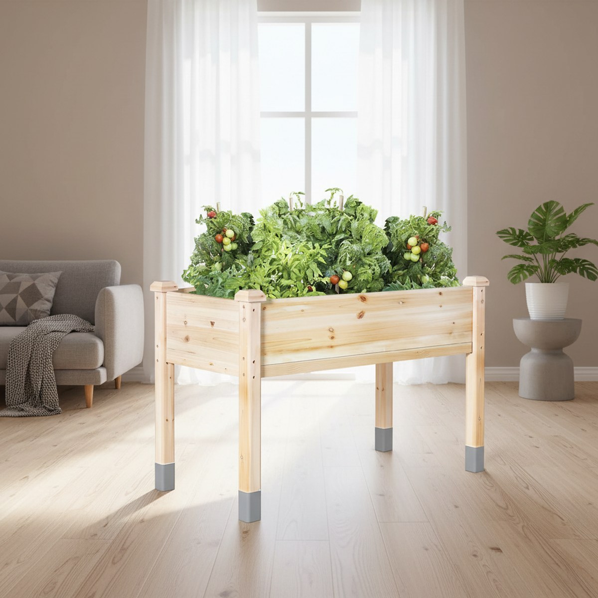 Large Wooden Raised Planter Bo - Raised Bed Planter Box review and price