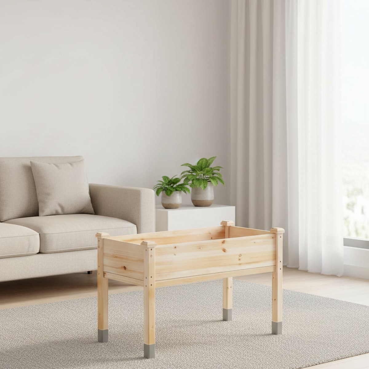 Large Wooden Raised Planter Bo - Raised Bed Planter Box review and price