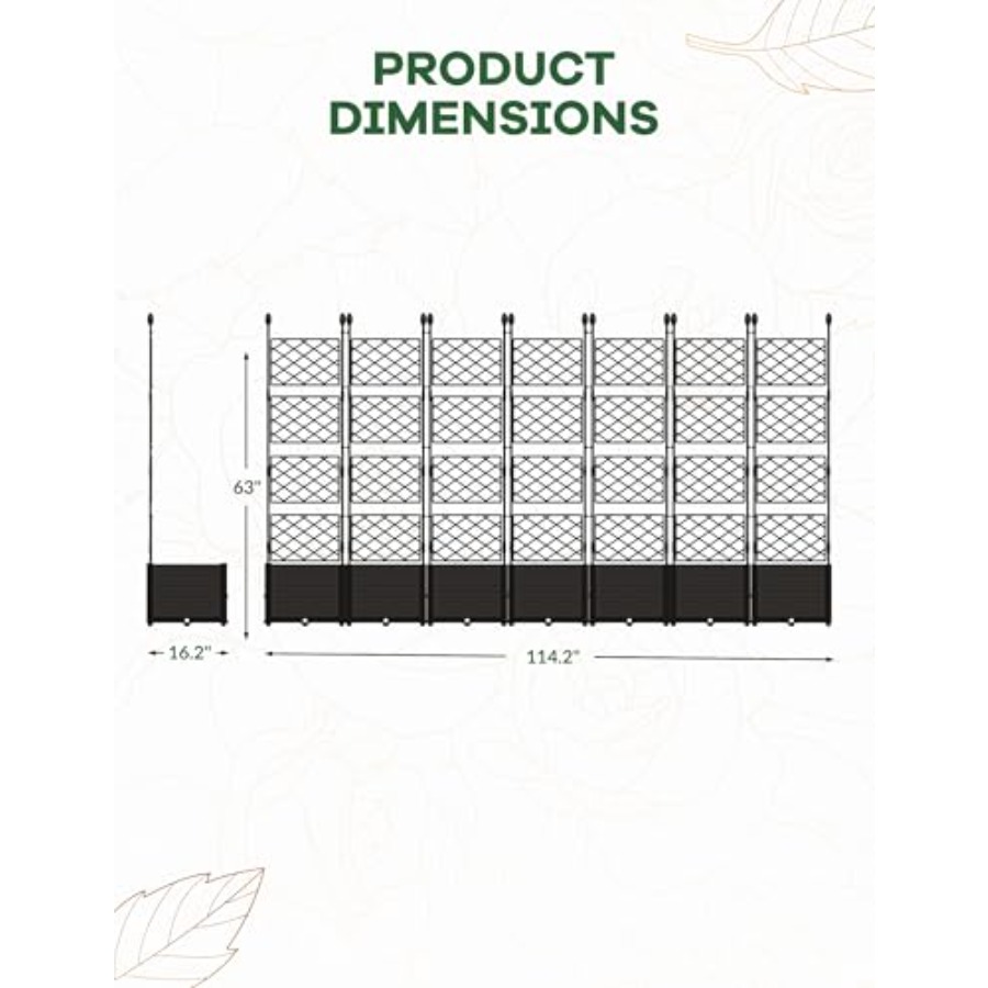 7PCS Modular Raised Garden Bed - Raised Bed Planter Box review and price