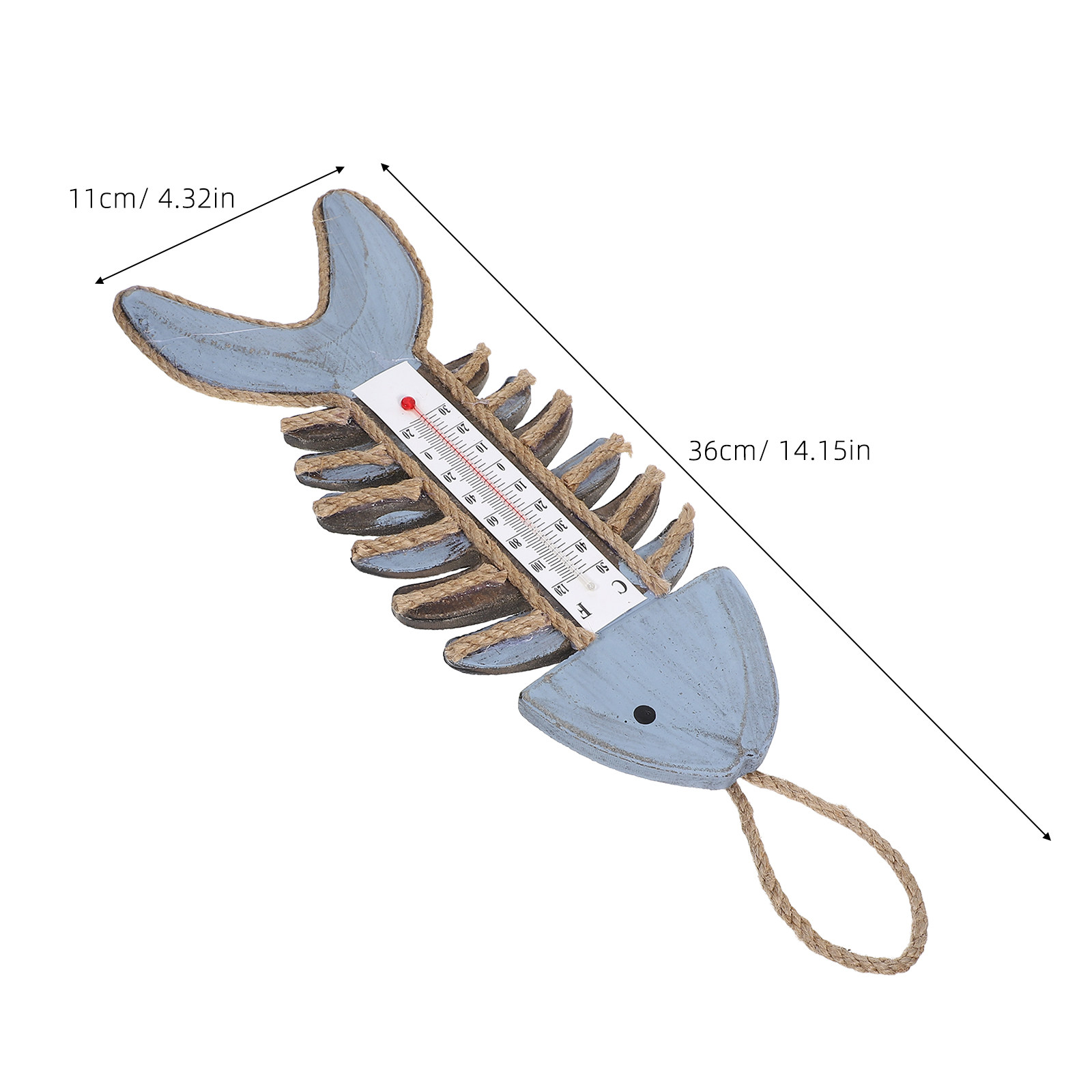 Vintage Fish Bone Wall Thermom - Gardening Tools Vintage review and price