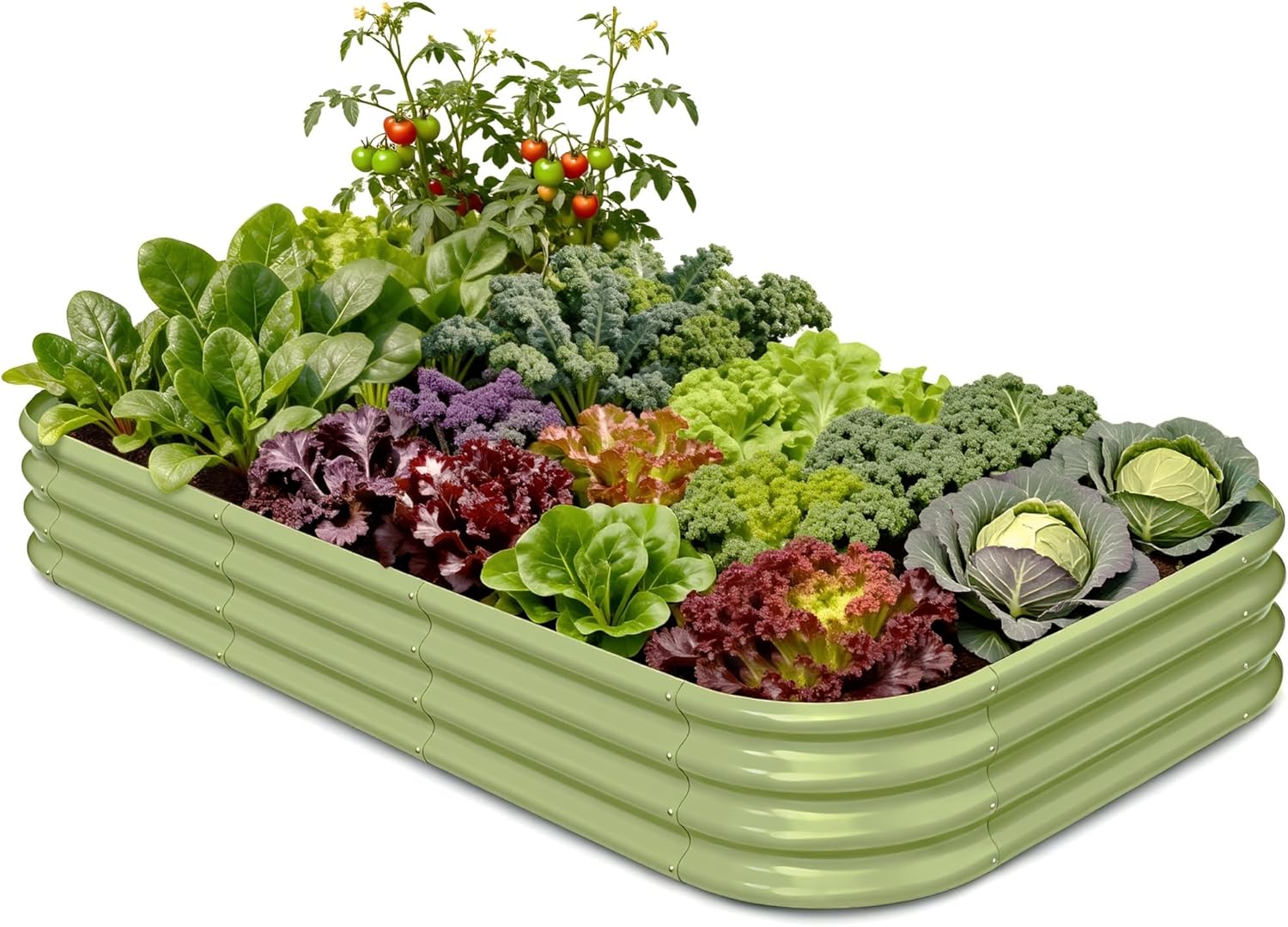 Galvanized Raised Garden Bed 8 - Raised Bed Planter Box review and price