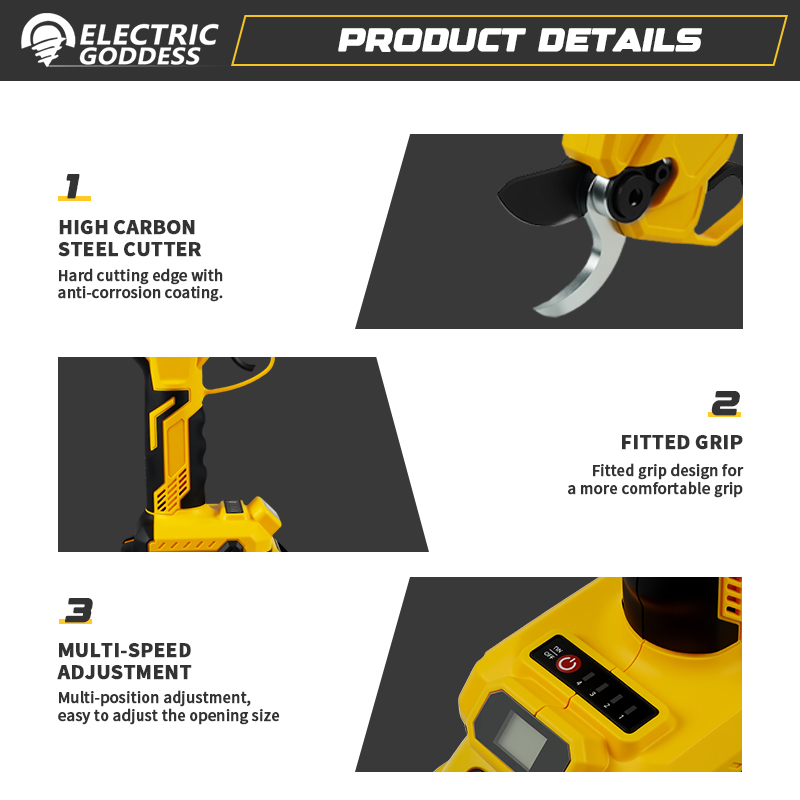 Brushless 55mm Electric Prunin - Pruning Shears review and price