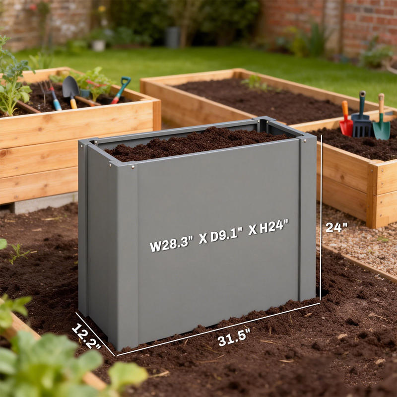 Outsunny Raised Garden Bed Gal - Raised Bed Planter Box review and price