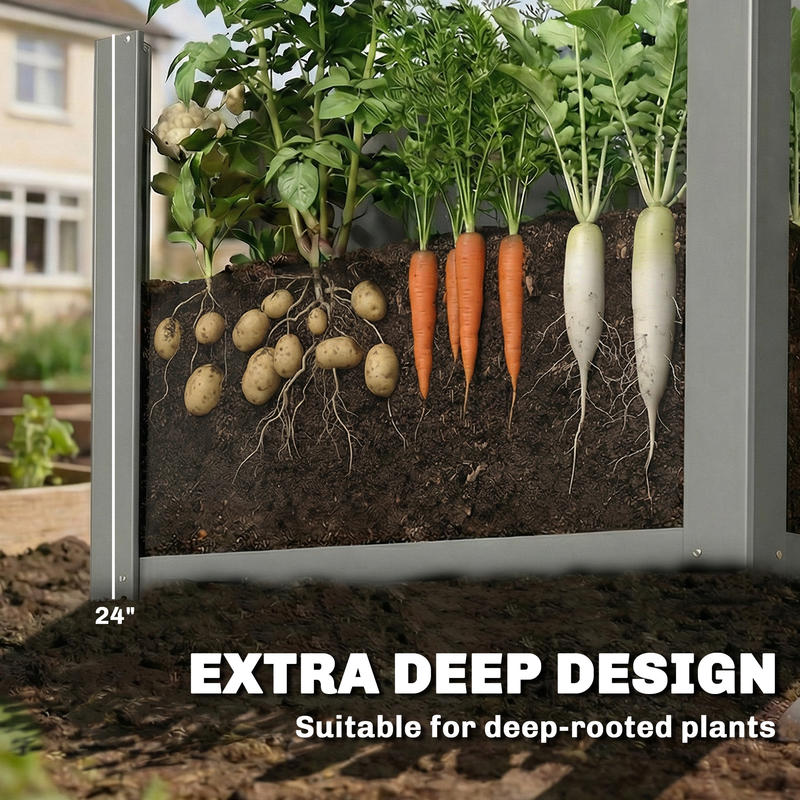 Outsunny Raised Garden Bed Gal - Raised Bed Planter Box review and price