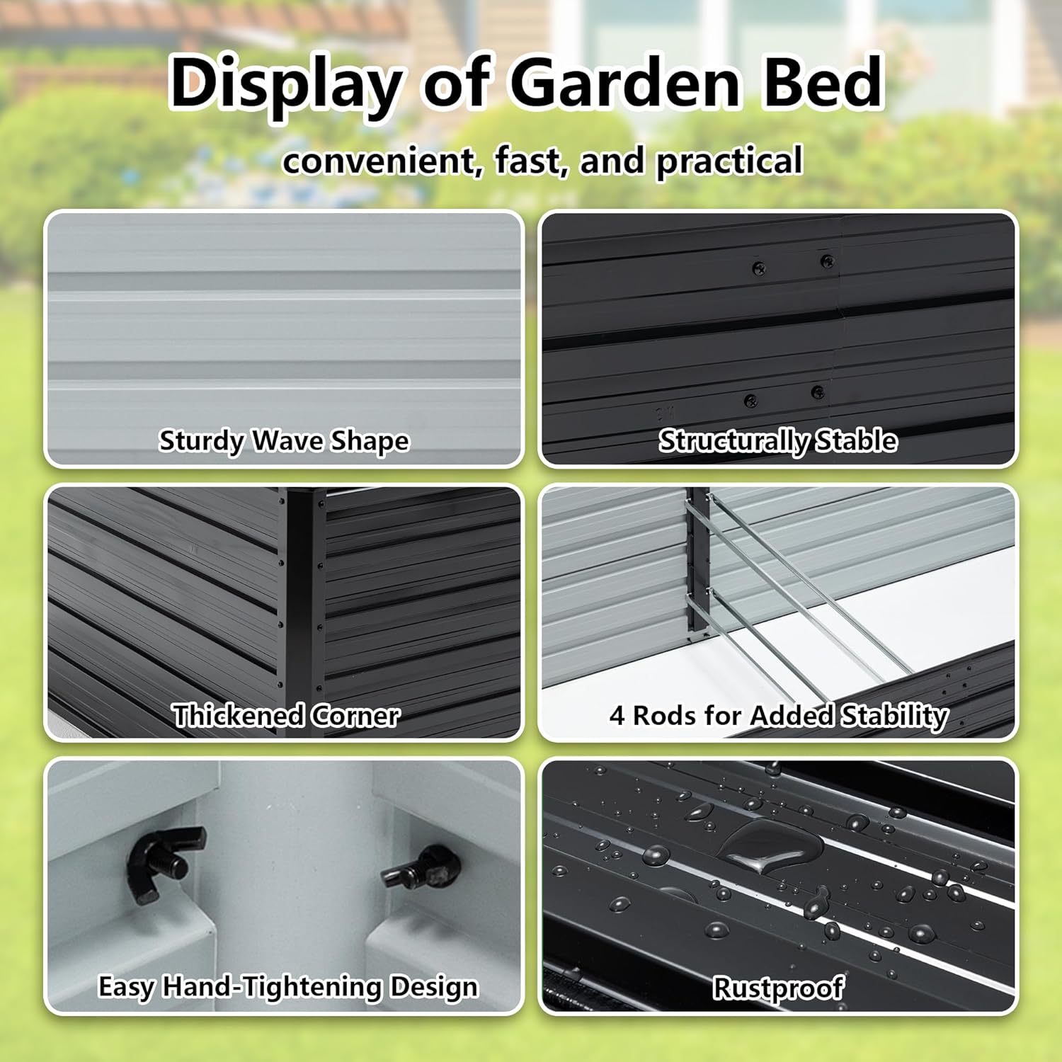 Galvanized Raised Garden Bed 8 - Raised Bed Planter Box review and price