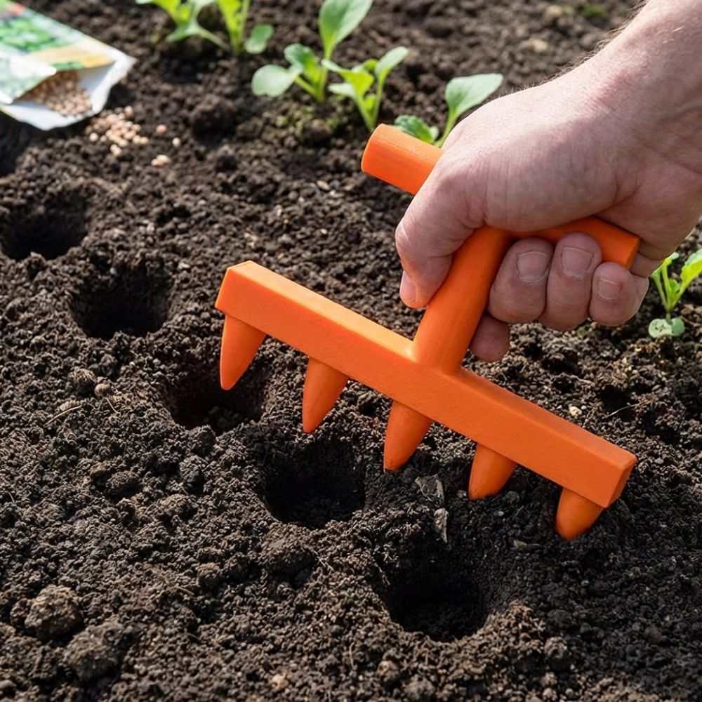 Plastic Soil Hole Drilling Too - Garden Row Marker review and price