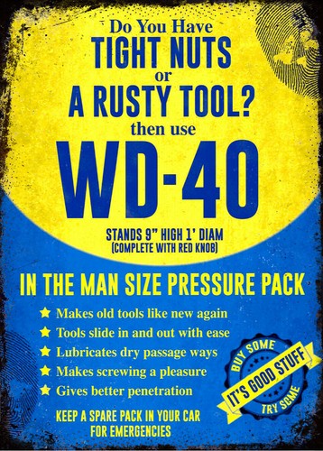 Vintage Retro WD40 Spray Garag - Gardening Tools Vintage review and price