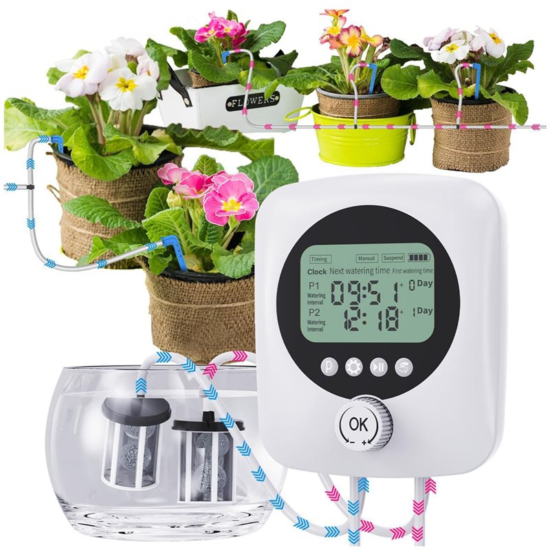 ALIM-For 30 Potted Plants Dual - Automatic Plant Waterer review and price