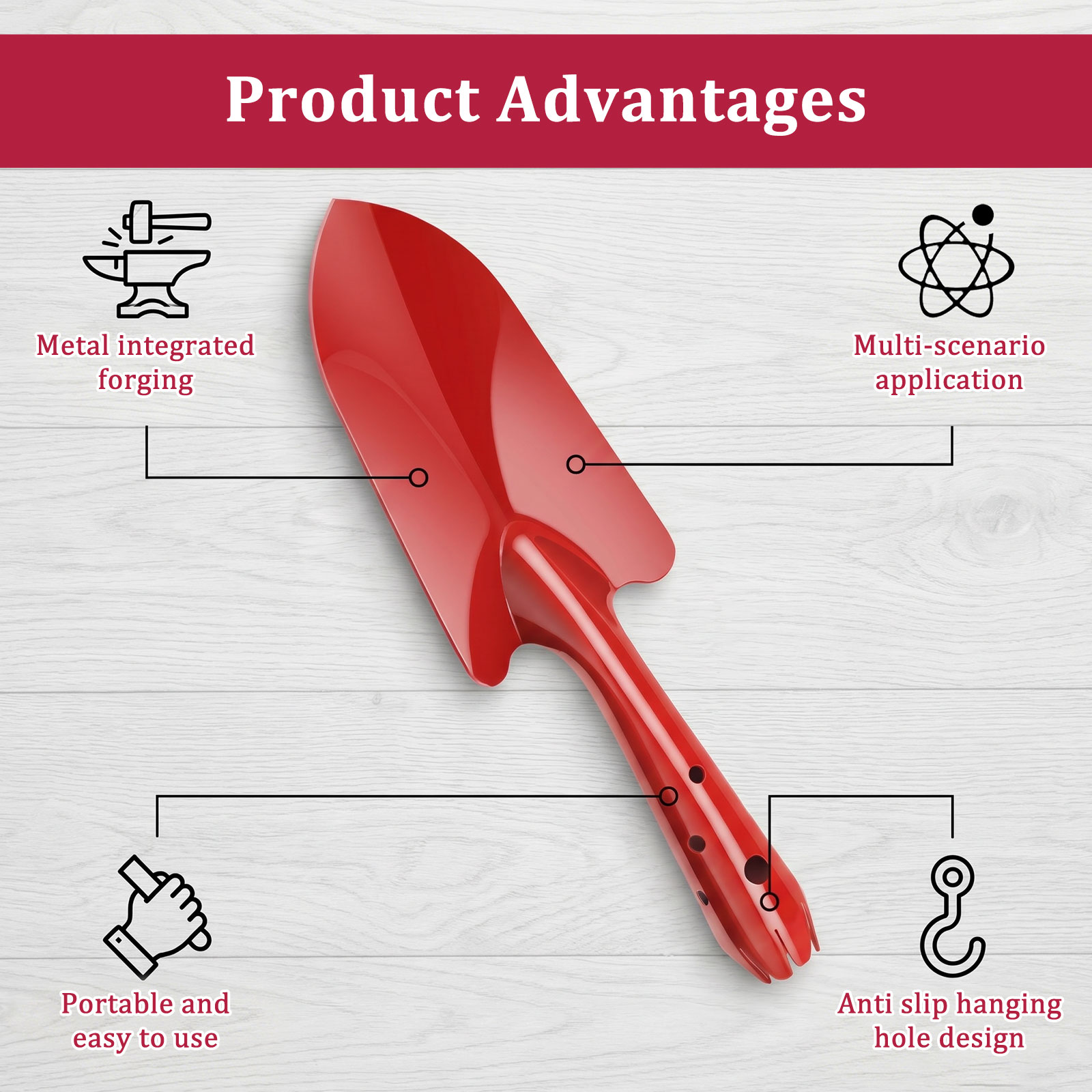 Garden Trowel Rust Resistant M - Garden Hand Trowel review and price
