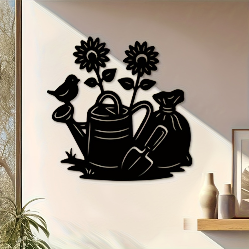 1Pcs Black Lacquered Metal Flo - Gardening Tools Vintage review and price