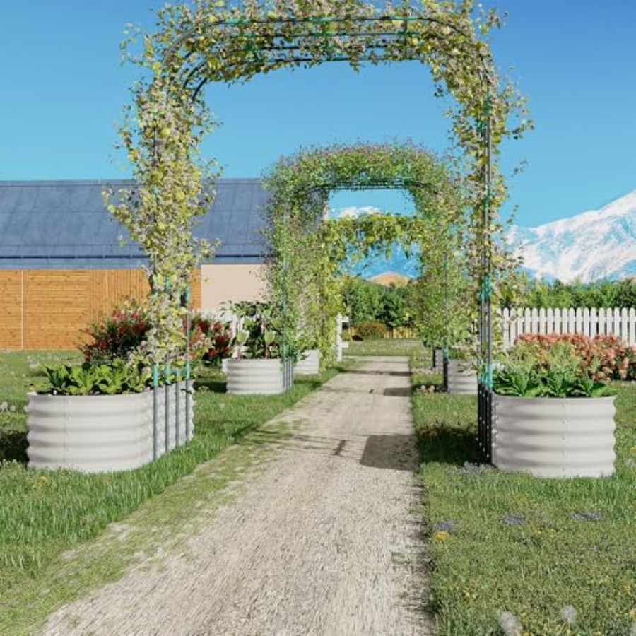 96 Tall Galvanized Raised Gard - Raised Bed Planter Box review and price