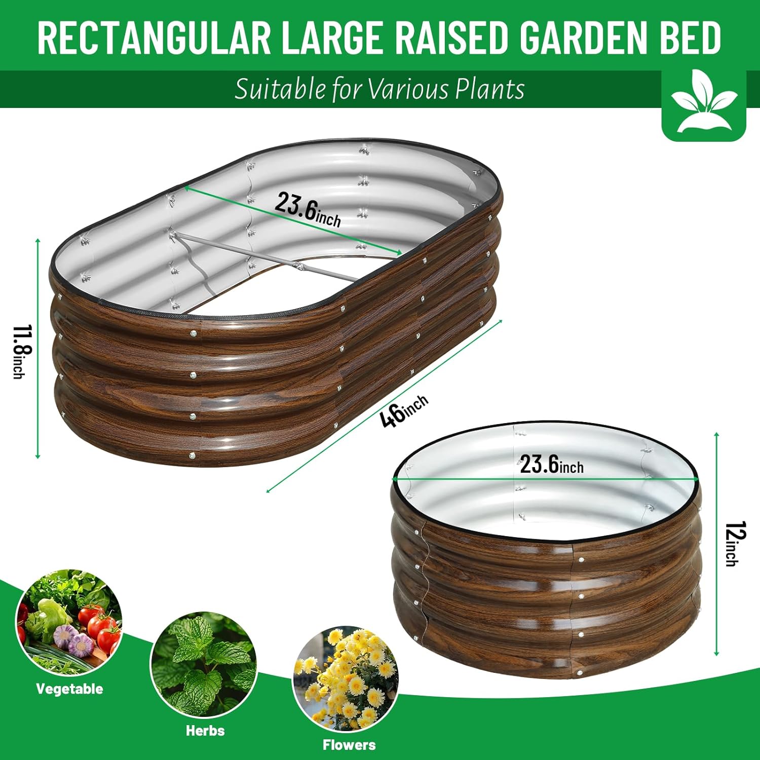 3-Pack Galvanized Steel Raised - Raised Bed Planter Box review and price