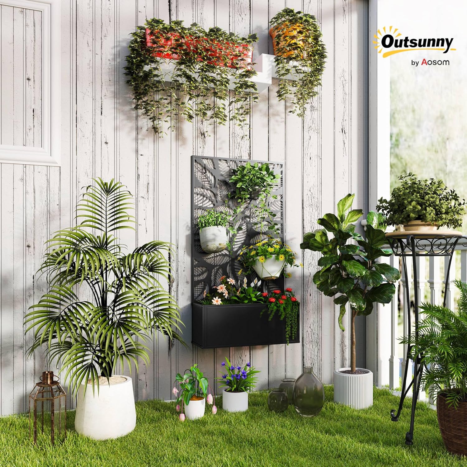 Metal Raised Garden Bed with T - Raised Bed Planter Box review and price