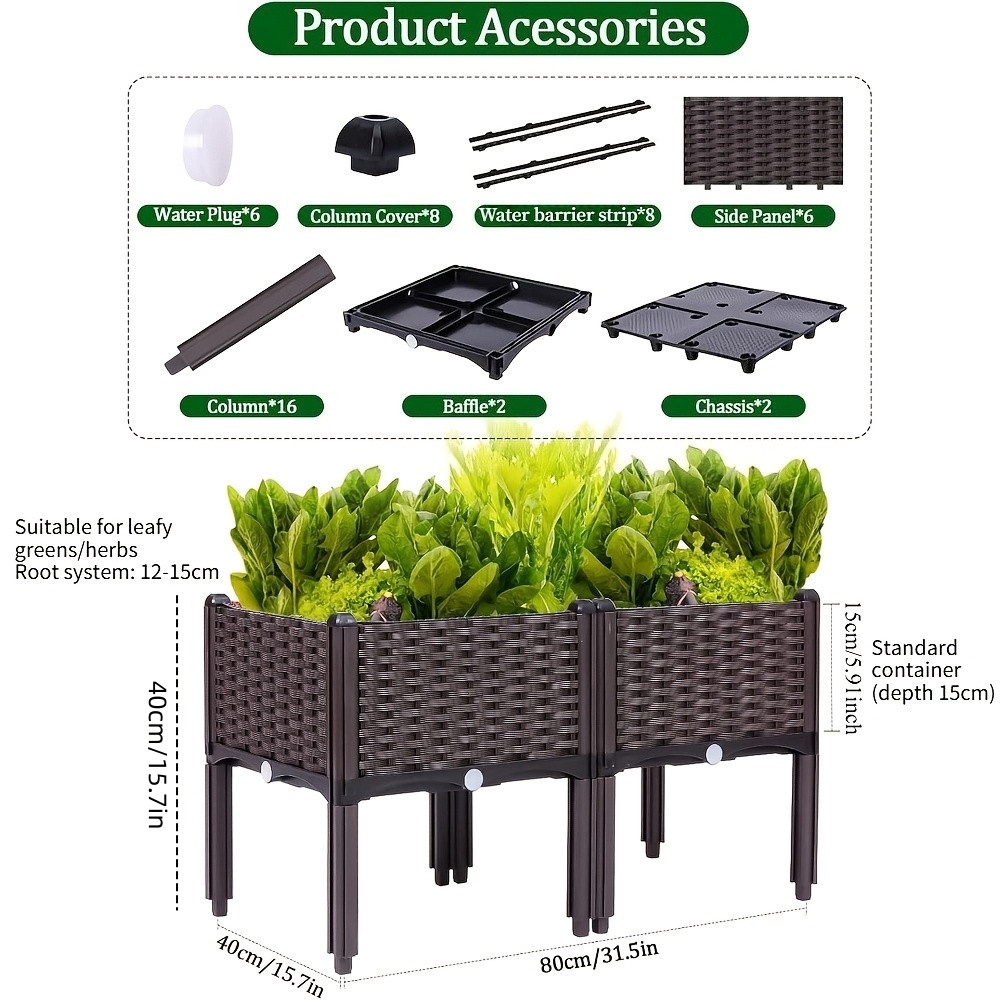 Garden Raised Bed, Elevated Fl - Raised Bed Planter Box review and price