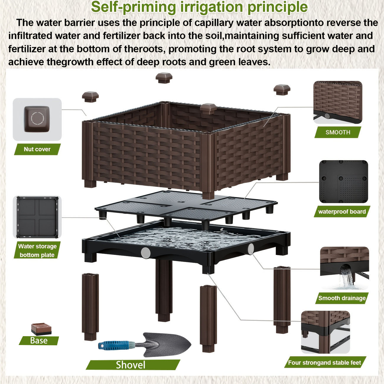 Garden Raised Bed, Elevated Fl - Raised Bed Planter Box review and price